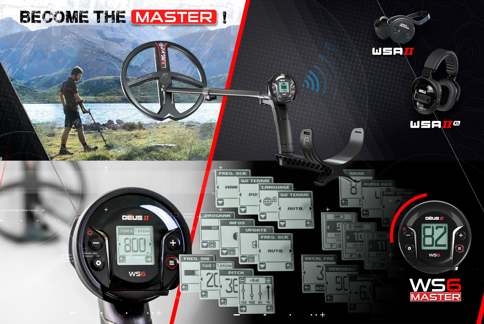 Kayseri XP Deus II WS6 MASTER - XP WS6 MASTER Deus 2 saha ve su kullanımı